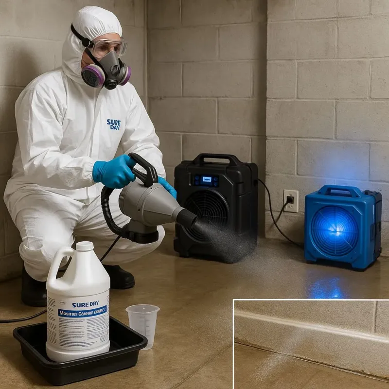 Sanitization and Odor Removal process in Selden, NY