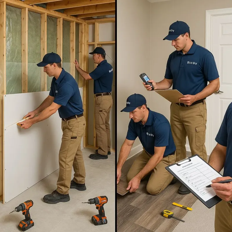 Repairs and Reconstruction process in Selden, NY